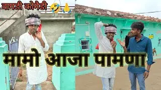 मामो आजा पामणा मामी नाटी नातरै 🤣/vagdi comedy dungarpur #arvindaharidungarpur