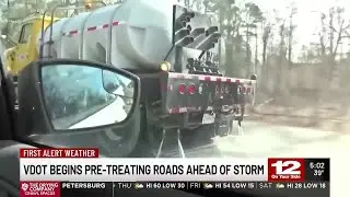 Preparations underway for winter storm in Central Virginia