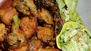 Fulkopi r broccoli pakora 🥦 #pakora #makingvideos 
