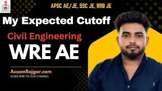 APSC WRE Assistant Engineer (Civil) Expected Cutoff 