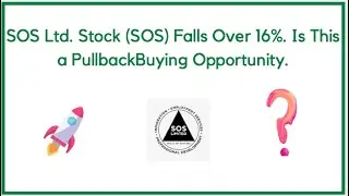 SOS Litd. Stock (SOS) Falls Over 16%. Is This a Pullback Buying Opportunity?