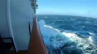 Gale Force Winds off Argentina - Cruise Ship 'Viking Jupiter'