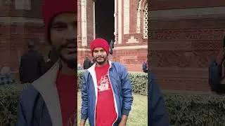 Qutub minar Delhi ll My first vlog ll Nitish Kushwaha Vlogs 