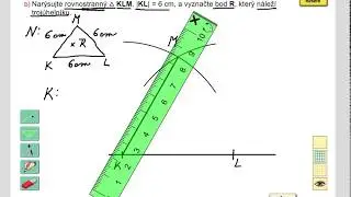Opakování (rýsování trojúhelníku), Geometrie pro 5.roč., str. 38, cv. 2b