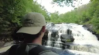 Hiking to Shohola Falls in the Pocono Mountains