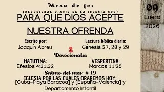 Devocional Diario: Para que Dios acepte nuestra ofrenda