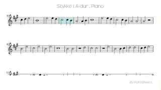 Stykke i A-dur  [Piano Solo]