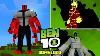 Как скачать аддон BEN 10 для Minecraft PE 1.20.70+ | Загрузка аддона OMNi R