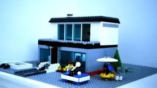 Lego Luxury Modern House - MOC
