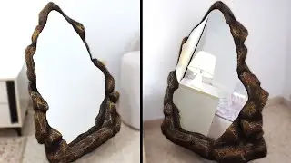 DIY Concrete Rock Mirror: Stunning & Simple Tutorial!