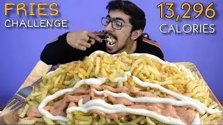 MASSIVE FRENCH FRIES CHALLENGE 🔥 (10,000+ CALORIES) - RHS