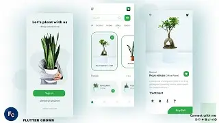 Flutter UI - Plant App | Speed Code | With source code