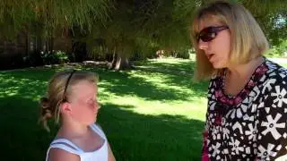 Gabbin' Gal Nan Interviews Elle Opening Day of her Lemonade Stand