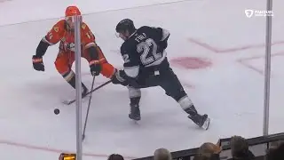 Kevin Fiala undresses Drew Helleson with a creative dangle.
