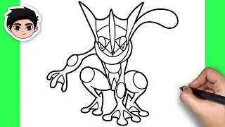 How To Draw Greninja | Pokemon - Easy Step By Step Tutorial