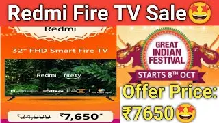 Redmi Fire TV 32 inch Huge Price Drop🤩 Amazon Great Indian festival Sale 2023