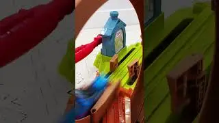 Motorized Thomas the Train Cool Trick #kids #thomas #thomasthetrain #thomasandfriends