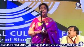 JYOTSNA SHARMA ( POET ) || ANUGOONJ 2020 || GGSIP UNIVERSITY || TIAS || TECNIA TV