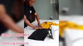 HOW TO IRON & FOLD A GOWN:  FAST AND EASY WAY