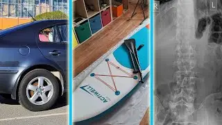 Покраска машины, Покупка SUP борда, защемление нерва