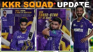 Kkr squad UPDATE | kkr captain update |kkr injury update |ipl 2025 update