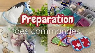Préparation des commandes de créations de l'été