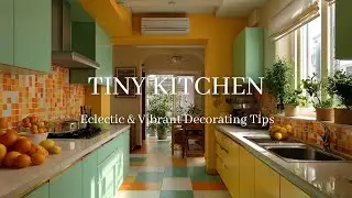 ✨ Tiny Kitchens, Big Personality | Eclectic & Vibrant Decorating Tips