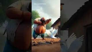 Angry Farmer vs Pigeon | Funny Village Animation