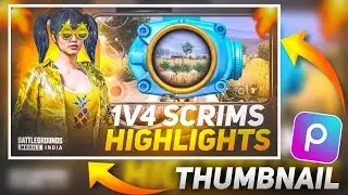 How To Make PUBG/BGMI  Thumbnail In PicsArt 🔥