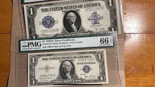 The 1923 Horse Blanket $1 bill, and a First-Year Type Bill!