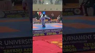 Bang the head🇮🇳🥋 #karate #speed #ippon #kick