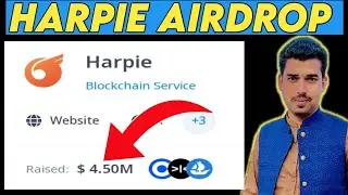 Harpie io new airdrop $4.5M funding full review by technical jalees