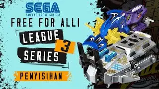 BRAVE HORN VS STRIKE BIDENT | PENYISIHAN SEGA LEAGUE SERIES 3 | BREAK GO GA THUNDER MACHINES