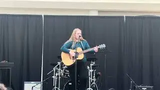 Abby performing at Music Search for the Concerts on the Canal series in Welland 🎤🎵🎸❤️