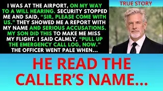 Airport Police Stopped Me At Security—My Son Lied So I Couldn’t Attend The Hearing, But I Was...