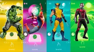 Hulk 🆚 Spiserman 🆚 Wolverine 🆚 Ant-Man | SuperHeroes TilesTop
