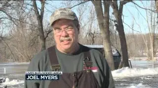 Ice jam causes flooding, closes park in Janesville, officials say