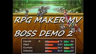 RPG Maker MV Boss Demo 2, featuring Yanfly, Low, and Euphlka
