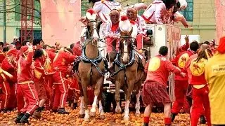 Silvia nos enseña el carnaval de Ivrea (Italia)