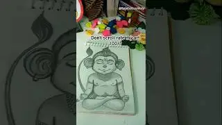 cute hanuman drawing 🤗📿🚩#art #hanuman #shorts #trending #viral #youtubeshorts #youtubeshorts