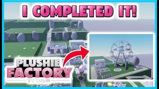 FULLY COMPLETING MY TYCOON IN PLUSHIE FACTORY TYCOON *HOW TO GET THE PRO TITLE*