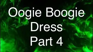 Oogie Boogie costume/dress part 4
