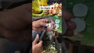 Kolkata Famous&rsquo;s Ice Apple 🍎😱|| #iceapple #apple #shortsfeed #streetfood #viral #youtube #shorts