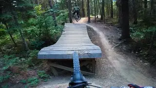A few blue/black trails at Valemount Bike Park