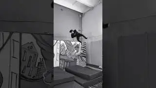 лицом об мат #cinematic #fun #fail #meme #flip #parkour #тренды #приколы #смех #сальто #трюки #шортс