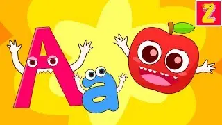 Я - алфавит A! : Письмо с алфавитом монстра A Песня l ABC Детская песня l ZooZooSong для детей