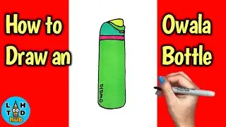 Как нарисовать бутылку для воды Owala