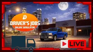 🔴LIVE ON🔴 DRIVERS JOBS ONLINE SIMULATOR ESPECIAL 1 ANO DE AMIZADE (sem a minha voz)