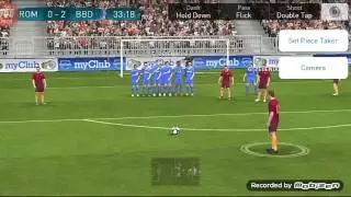 Amazing free kick pes17 android phone