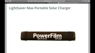 LightSaver Max Portable Solar Charger The ultimate charging Companion!